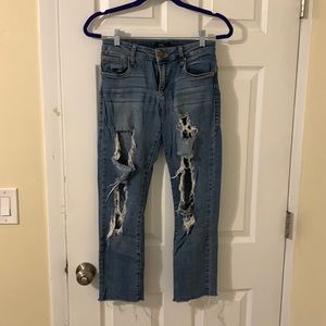 STS blue skinny ripped jeans